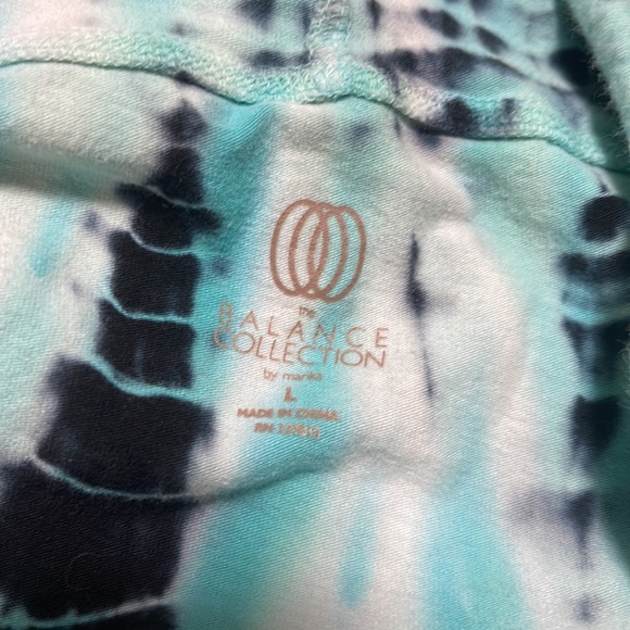 Aqua, White & Black Hoodie - Balance Collection - Picture 4 of 4